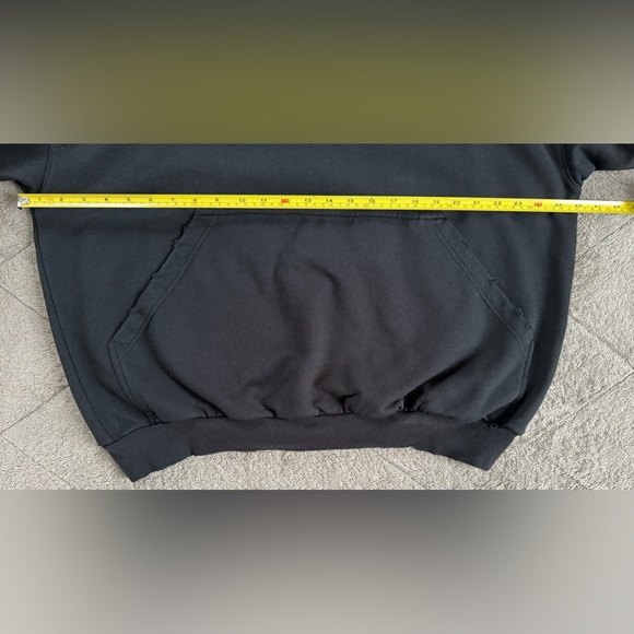 BALENCIAGA Gender Inclusive Oversized Distressed Balenciaga.com Hoodie - Picture 11 of 11